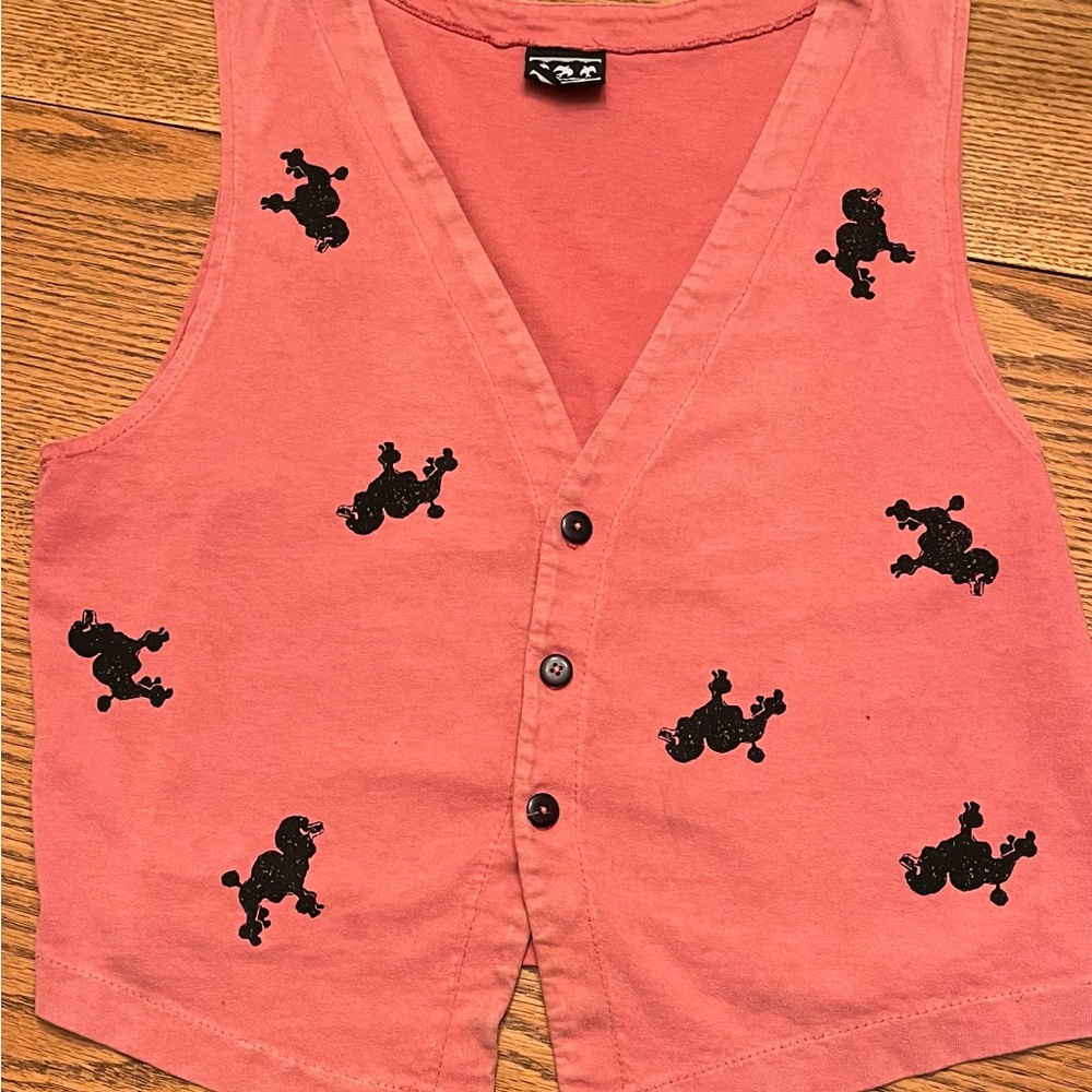 Two cotton Artworks one size vests